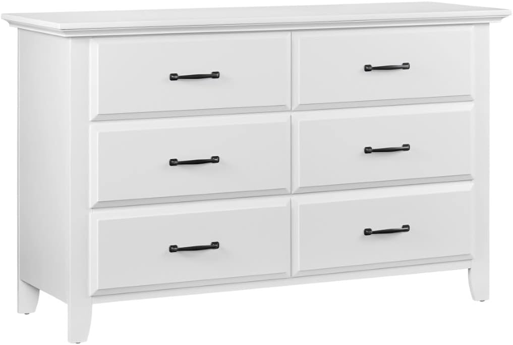 Oxford Baby Willowbrook 6 Drawer Dresser, White
