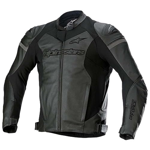 Alpinestars Homme Alpinestars Gp Force pour Vestes en cuir moto, Noir/gris/blanc., S EU