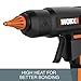 Worx 20V Power Share Full-Size Hot Glue Gun WX045L.9- (Tool Only)