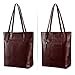 S-ZONE Vintage Genuine Leather Tote Shoulder Bag Handbag Big Large Capacity 2.0