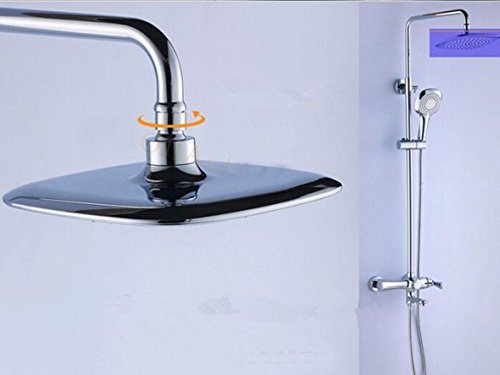 Ensemble de douche chrome éclatant Gowe avec robinet robuste et finitions soignées