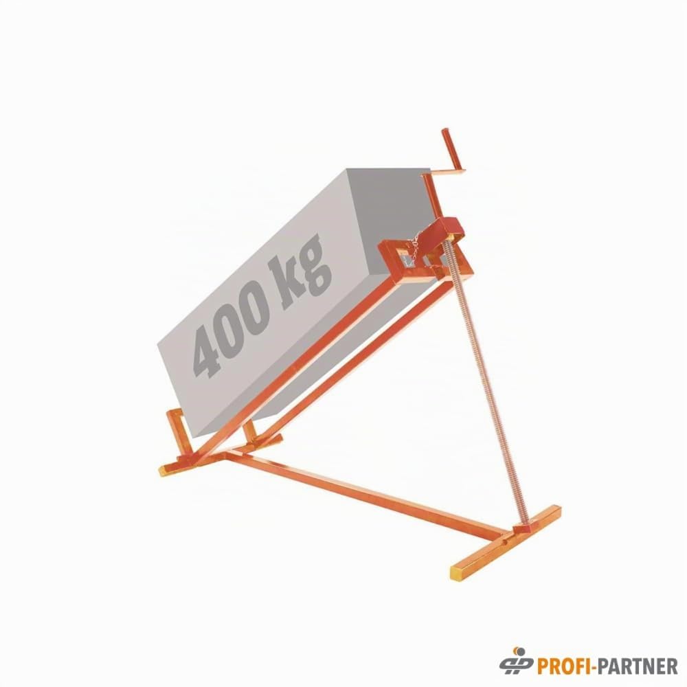 Lève-tondeuse inclinable – Dispositif de levage jusqu’à 400 kg | Réglable en continu, pliable & stable | Pour tondeuses, quads, tracteurs-tondeuses et autres