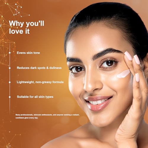 Image of Aureana Luminos Brightening, With Niacinamide, Alpha Arbutin & Allantoin | Reduces Pigmentation & Inflammation Enhances Glow & Deeply Hydrates | 100% Veg, Sulphate-Free, Paraben-Free | Hypoallergenic & Dermatologically Tested (Moisturizer)