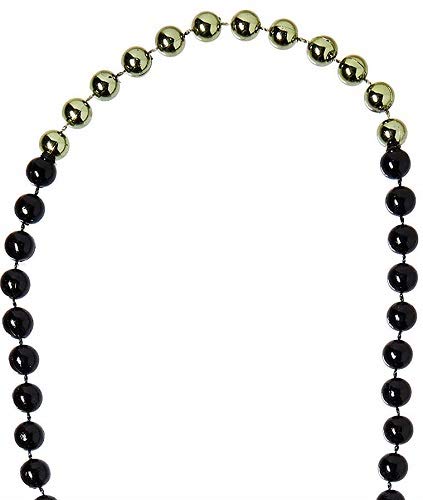 Nfl Siskiyou Sports Womens Las Vegas Raiders Mardi Gras Bead Necklace 36 Inch Team Color #TOP2