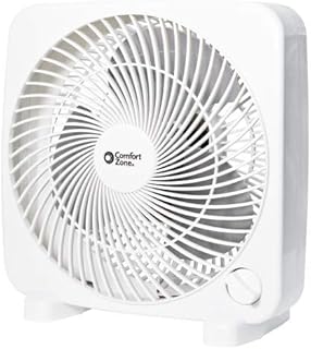 Comfort Zone 9 inch Portable Box Fan