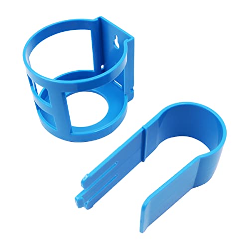 WANGCL 2Pcs Pool Drinks Holder, Plastic Multifunctional Cup Holders, Hanging Cup Holder for Above Ground Pools (Round) - Image 2