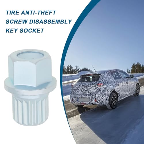 Image of 1PC Anti Theft Wheel Lock Lug Nut Screw Removal Key ABC-7 /19PT 16.8x30.3mm for Cars Wheel Tire Nut Screw Removal Compatible with VW