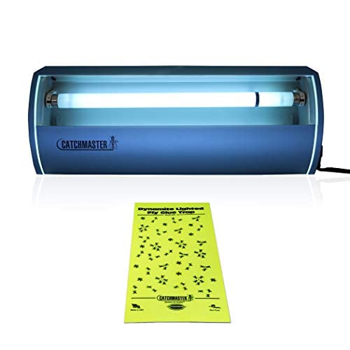 Catchmaster Pro Series Flying Insect Light Trap, Electric Uv Light Fly Trap, Silent Adhesive Glue Board Mosquito Trap, Gnat Killer Indoor, Uv Lamp Bug Catcher, Pet Safe Pest Control For Home & Garage #TOP2