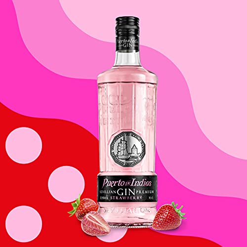 Puerto de Indias, Sevillian Premium Strawberry Gin (1 x 0.7 l) – Bild 3
