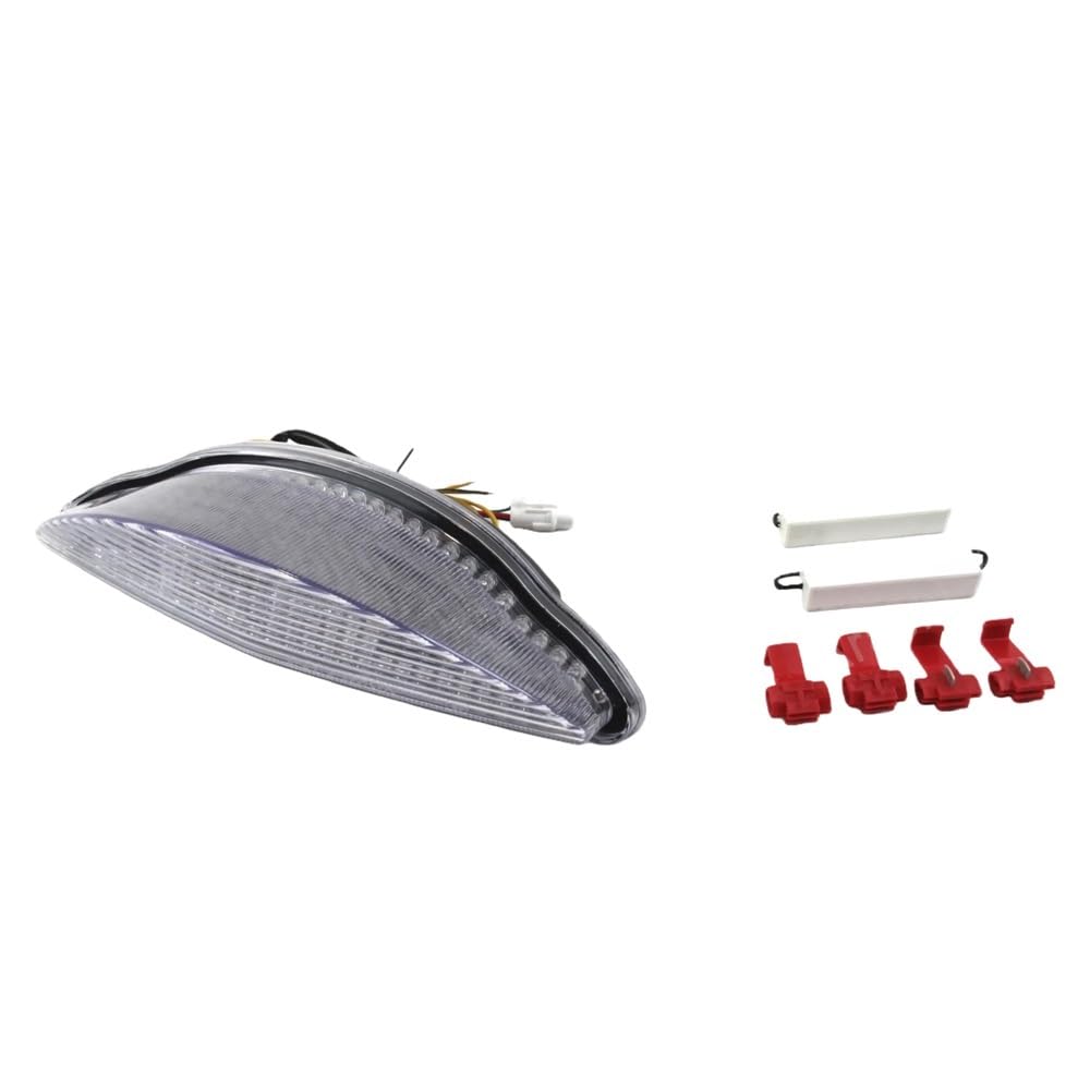 Luz trasera de freno integrada para moto Raider 2008 a 2010 con intermitentes 8