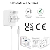 Tonton 9V 1A Power Supply Adapter, AC 100-240V to DC 9V 1A 0.8A 0.6A 0.5A, Compatible with Arduino UNO, Mega, IEIK UNO R3, Replacement Charger for TP-Link Tapo Camera and More, 1.5M Length - Image 5