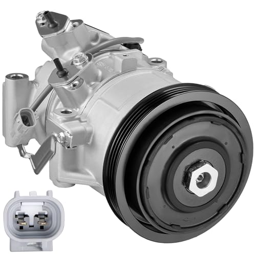 BDFHYK 157318 Air Conditioning A/C Compressor with Clutch Compatible with Toyota Yaris L4 1.5L 2007 2008 2009 2010 2011 2012