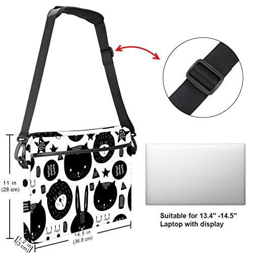 Sac à bandoulière ordinateur portable protégeant votre PC des rayures - 5