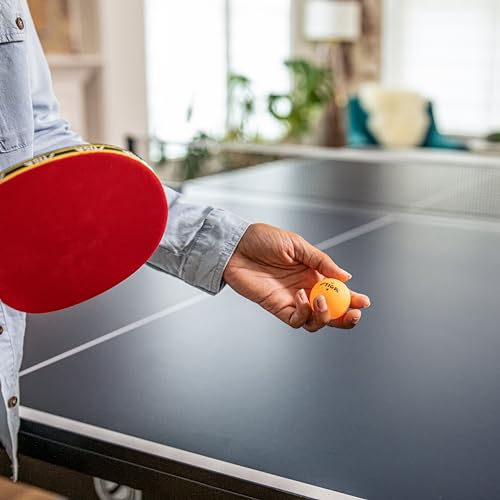 STIGA Ping Pong Balls – 46pk Orange 1-Star Table Tennis Balls, Official Size 40mm ABS Balls, Ultimate Durability for Indoor/Outdoor Ping Pong Tables