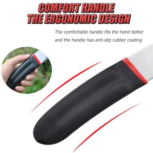 FaJoek Gartenmesser Klappbar, Scharfes Pfropfmesser, Okuliermesser Rostfreier Stahl, Gartenhippe, Garden Knife, Knospungsmesser, Scharfes Pfropfmesser