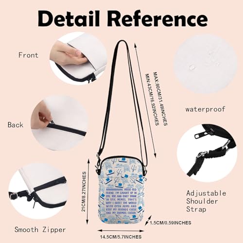 MNIGIU Odysseas Book Inspired Gift Olympic Gods Crossbody Bag Odysseas Book Lover Gift Greek Mythology G-ift2