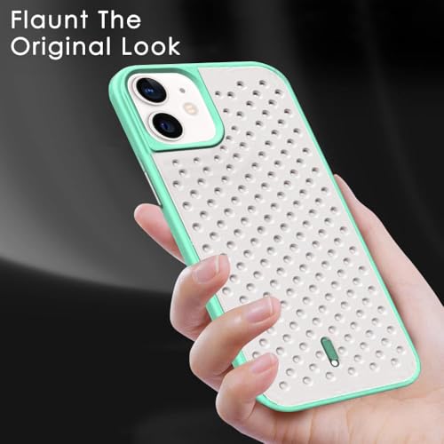 Image of amazon basics Basic Case for Apple iPhone 12 (Silicone Green)