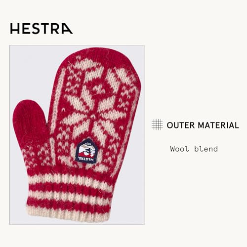 Image of Hestra Child's Nordic Mitt (Child 0-4yrs) I Wool MItten for Winter Weather
