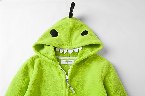 Image of Mud Kingdom Fleece Hoodies Jacket for Boys Girls Full Zipper Long Sleeve Happy Halloween