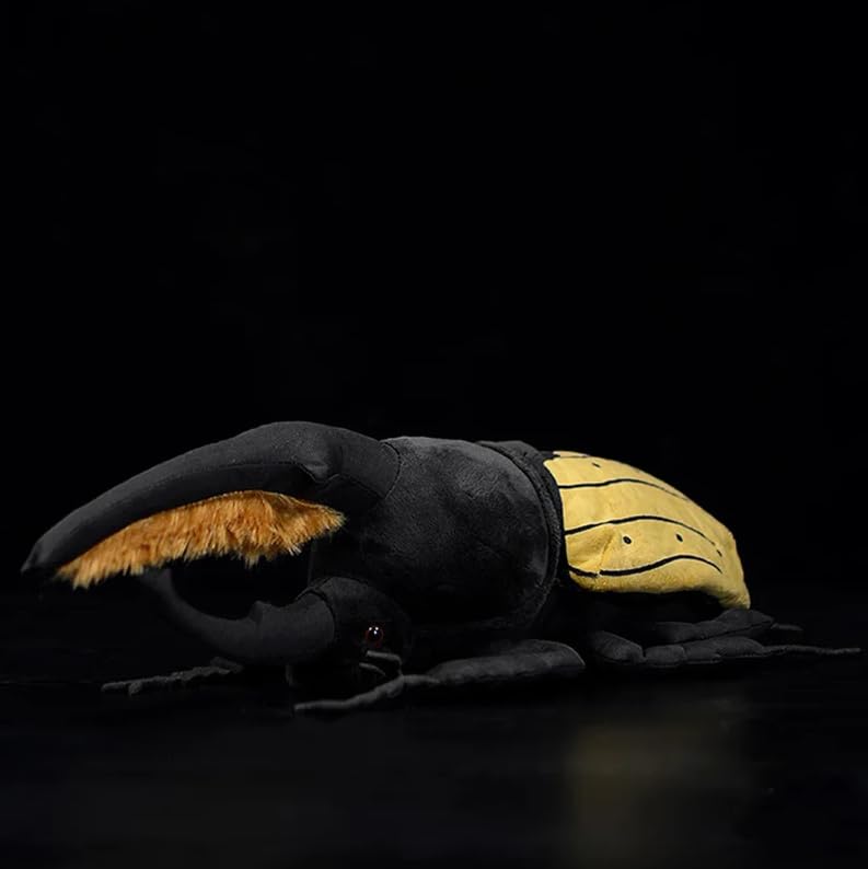 Simulazione morbida Scarabeo Ercole Peluche Giocattolo Realistico Insetto Rinoceronte Scarabei Animali di peluche Giocattoli Regali per bambini 25 cm Scarabeo Ercole
