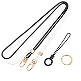 Utilisations multiples:nos cordons à fermoir tour de cou sont parfaits pour des articles tels que des badges, téléphones portables, appareils photo, clés, Cartes d'identité, cartes de visite, lecteurs de musique, etc.., sont également des cadeaux attentionnés pour les camarades de classe et les collègues
