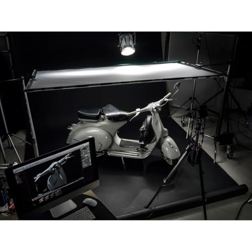 Manfrotto 055 Aluminum 3-Section Tripod with Horizontal Column (MT055XPRO3),Black