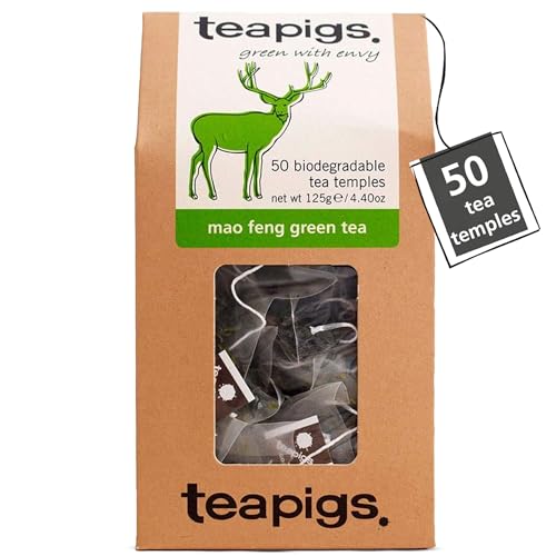Teapigs Mao Feng Whole Leaf Green Tea Bags - Authentic Chinese Gr...