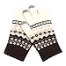 BIBOKAOKE Handschuhe Herren Damen Winter Warme Touchscreen Winterhandschuhe Schnee Blume Druck Strick Handschuhe Fingerhandschuhe Sporthandschuhe Frauen und Männer
