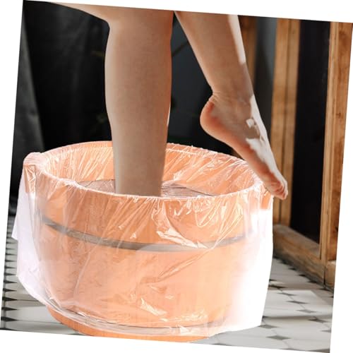 Abaodam 100 piezas bolsas desechables para baño de pies miniatura 6