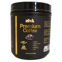 Ziva Premium Colombian Coffee 100% Arabica, High Roast, Fine Grind | Bold & Balanced Flavor with Rich Aroma | Grown at High Altitudes | 22.6 oz 640g Jar