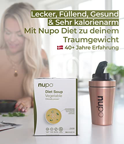 NUPO Diet Soup Vegetable – Premium diet soup for weight loss, complete meal replacement for weight loss, 12 servings, gluten-free, GMO-free