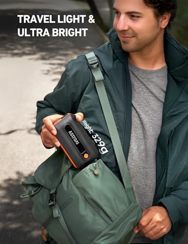 Image of AstroAI B8 3000A Car Battery Jump Starter, 12V Jump Starter Battery Pack (up to 9.0L Gasoline and 7.0L Diesel Engine), Portable Jump Box with 3 Modes Flashlight and Jumper Cable