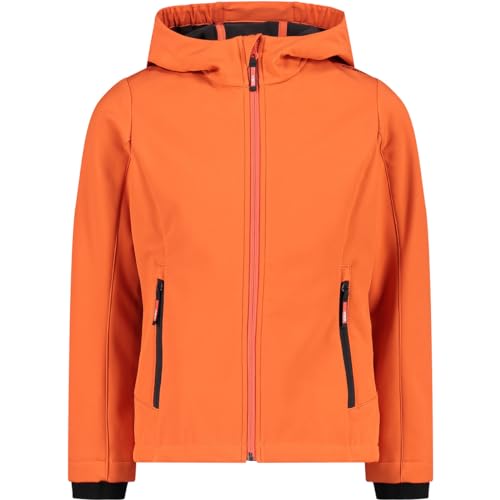 CMP - Softshelljacke für Kinder, Campari-Anthrazit, 104
