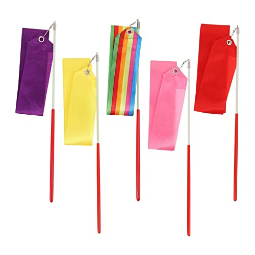 5 stuks lint gymnastiek streamers kunst streamers gym lint for yoga (Color : A) - Image 3