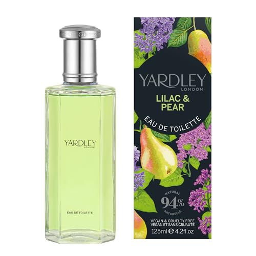 Yardley London Lilac and Pear Eau de Toilette, Floral Womens Perfume with Notes of Rose and Lilac 125ml