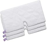 2. Hochwertige Ersatz-Mikrofaser-Wischmopp-Pads für die Verwendung mit Shark Dampftasche S3501, S3601, S3550, S3901, für harte Böden wie Laminat, Fliesen, Linoleum, Marmor, Schiefer, Keramik, Vinyl, Hartholz und mehr.