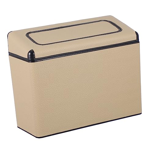 GRIRIW Cubo De Basura Para Coche Con Tapa De Basurero Vehicular y Hermético Para Mantener El Interior Limpio y Organizado Basura De Automóviles
