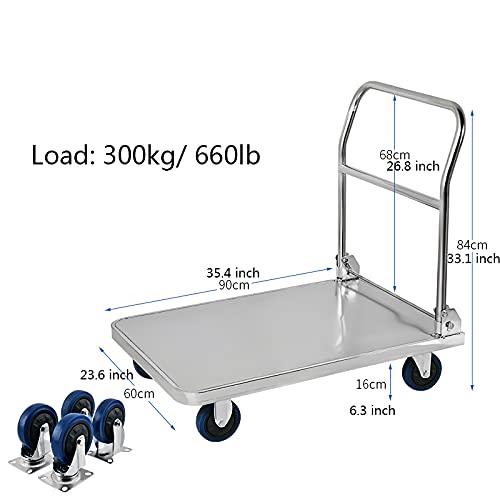 Chariot pliable en acier robuste pour un déménagement sans effort