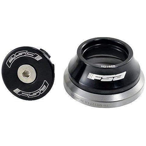 FSA Integrated Headset ORBIT C-40 1-1/8Inches to 1.5Inches Tapered 15mm, Black , XTE1518 Cover