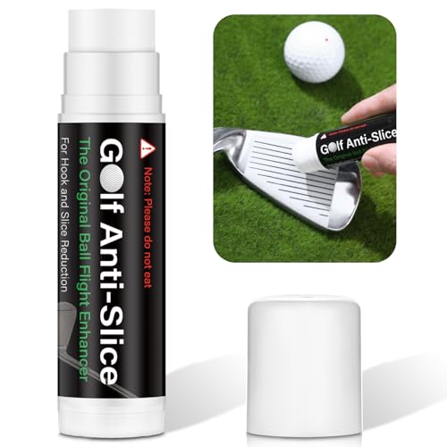 Halloscume 1 Pcs Golf Anti-Slice Anti-Slick Stick Compound for Clubs Boosts Distance and Increases Accuracy Gift for Golfer Supply (Classic Style)