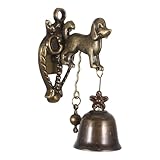 Installation rapide : sonnette antique, suspendez facilement cette sonnette dans votre maison ou votre jardin, rehaussant instantanément votre décoration grâce à son charme vintage et sa beauté , carillon éolien en fer, carillon éolien décoratif