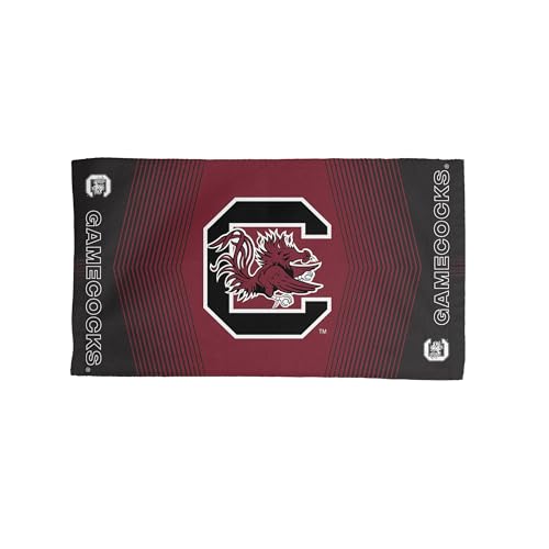 South Carolina Gamecocks NCAA Hussle Micro Fiber Sports Towel 24 x 42 Inches