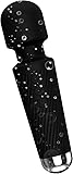 AmeMakye Handheld Electric Back Massager - Rechargeable&Waterproof Handheld Deep Tissue Neck Back Massager for Shoulder Black