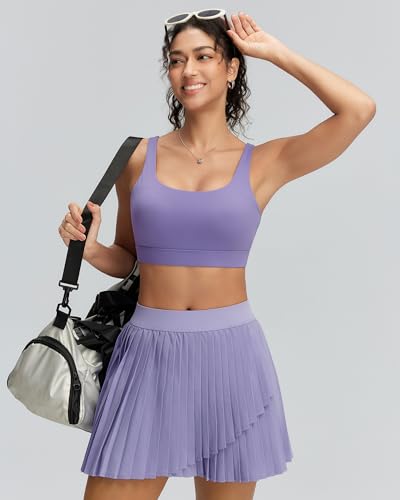 Image of RUNNING GIRL Sports Bra for Women High Support, Molded Cup High Impact Sports Bras with Sewn in Pads Workout Running Bra