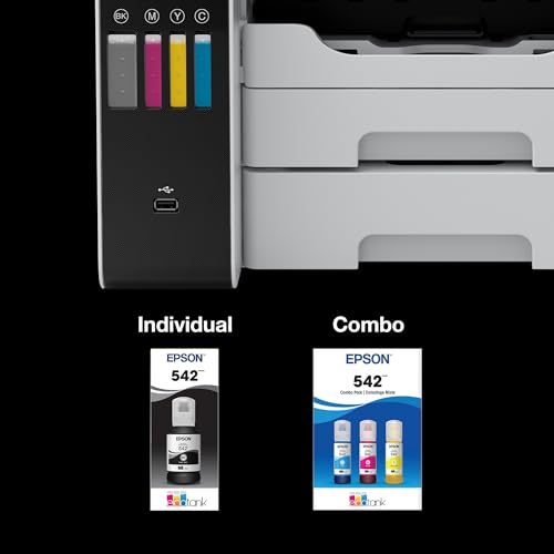 Image of EPSON 542 EcoTank Pro Ink Ultra-high Capacity Bottle Black (T542120-S) Works with ET-5150, 5170, 5180, 5800, 5850, 5880, 16600, 16650