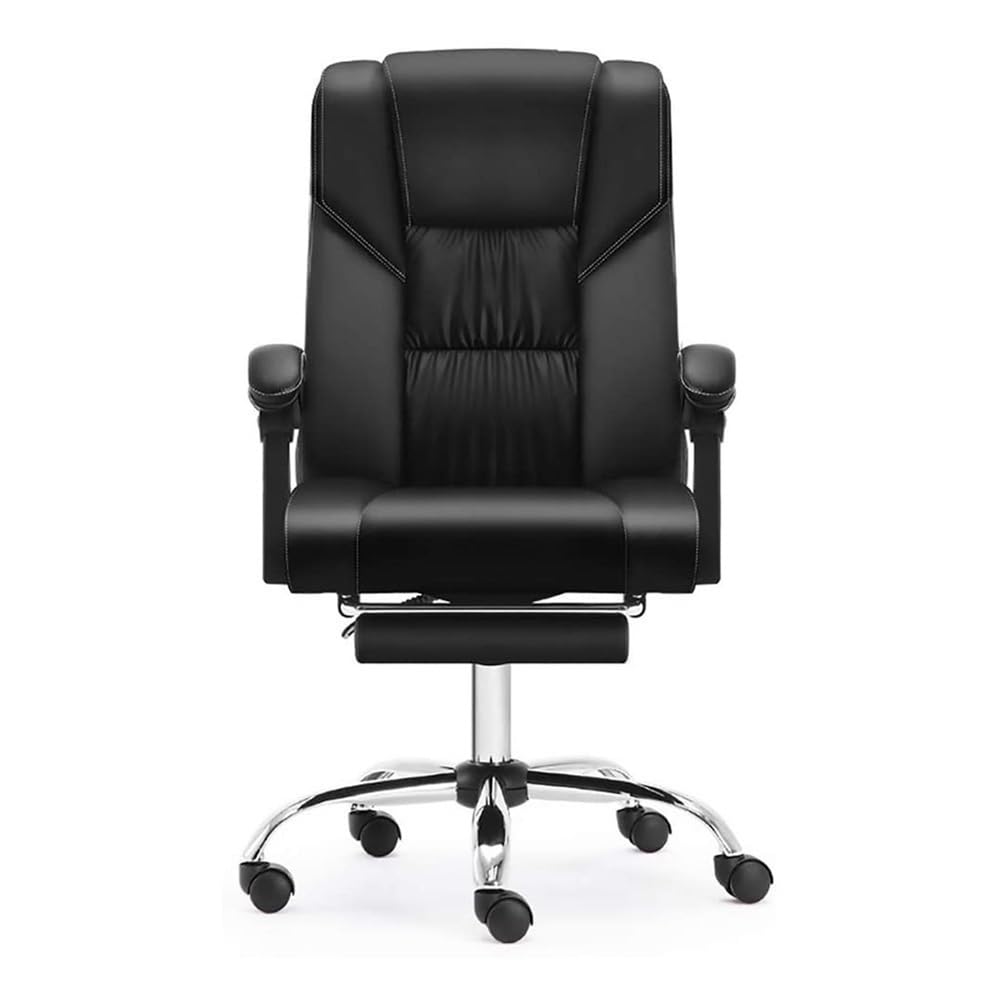 HTTGDGDH High Back Pu Leather Office Chair Recliner - 360° Swivel Adjustable Lumbar Support For Enhanced Comfort & Productivity - Ergonomic Design For Home & Office,
