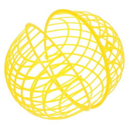 Uonlytech Cage à Poulailler Extérieur Ronde et Mobile pour Petits Animaux et Lapins, Design Ventilé en Plastique Léger, Cage Sécurisée Polyvalente pour Enclos en Plein Air