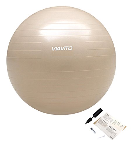 Viavito Studio Anti-burst 500 Kg Gym Ball - Champagne, 75 cm