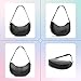 Keyli Shoulder Bag for Women Christmas Gift Fashion Crocodile Pattern Mini Purse Zipper Closure Shoulder Purses Tote Bags Clutch Adjustable Double Straps Tote Handbags Top-Handler Bag Black