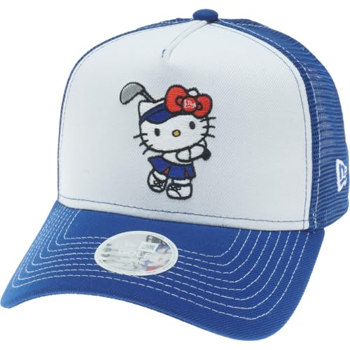 [ニューエラ] 9FORTY ゴルフ ハローキティ レディース メッシュ キャップ GOLF WOMEN'S HELLO KITTY CAP (ロイヤル)